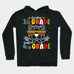 Goodbye 3rd Grade Graduation Hello 4th Grade Last Day Of School Tiger Hoodie